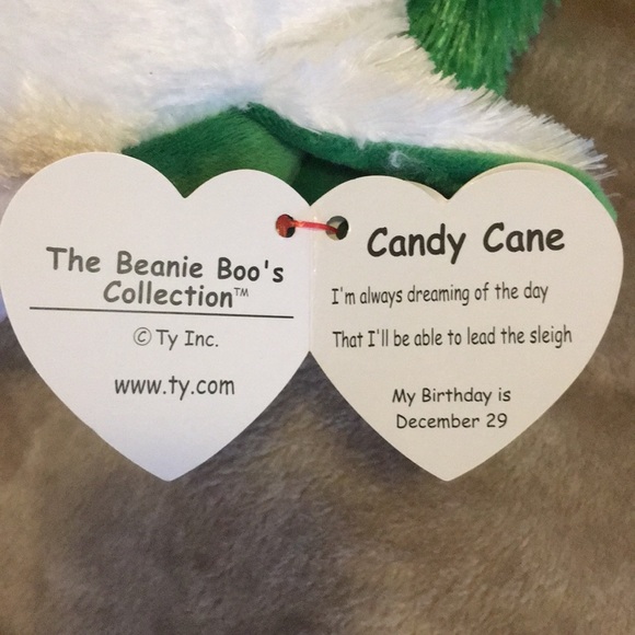 Ty Beanie Boos Unicorn Named Candy Cane - Picture 5 of 5